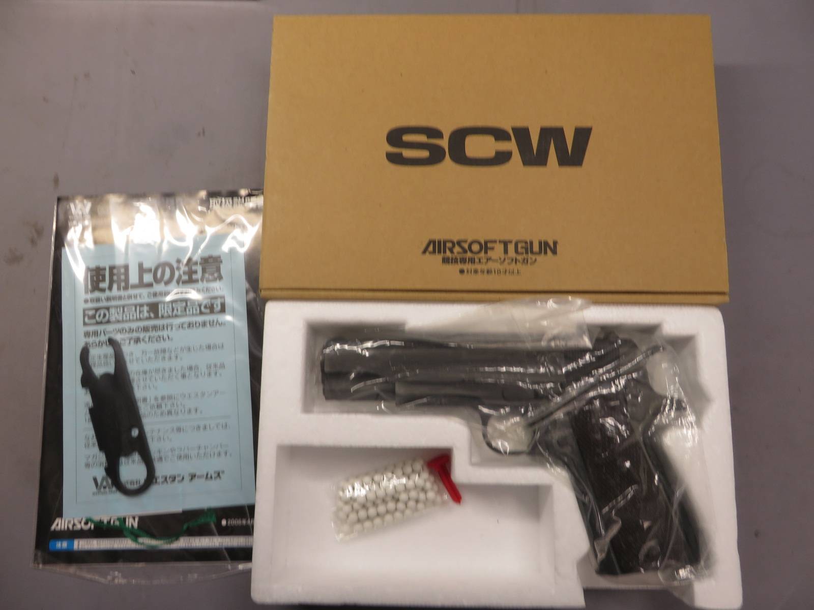 【ウエスタンアームズ】コルト M1911A1 ブラックホークダウン