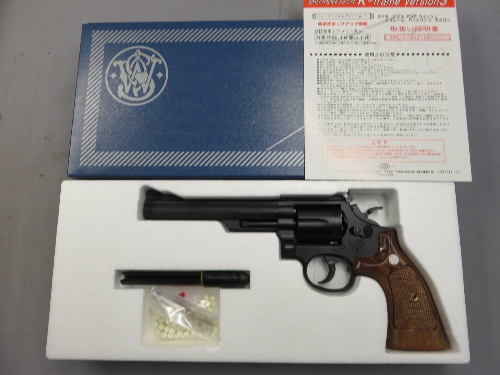 【タナカ】S&W M19 コンバットマグナム 6in HW Ver.3