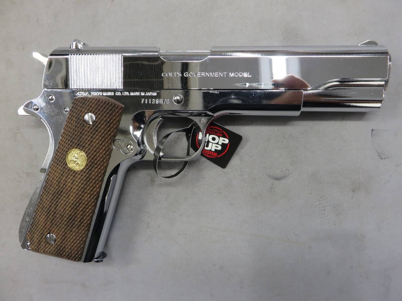 【東京マルイ】コルトガバメントMK4シリーズ70　ニッケルフィニッシュ