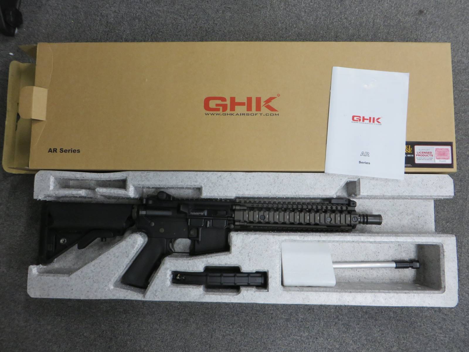 【GHK】MK18 Mod1 GBBR (Daniel Defense Official Licensed)