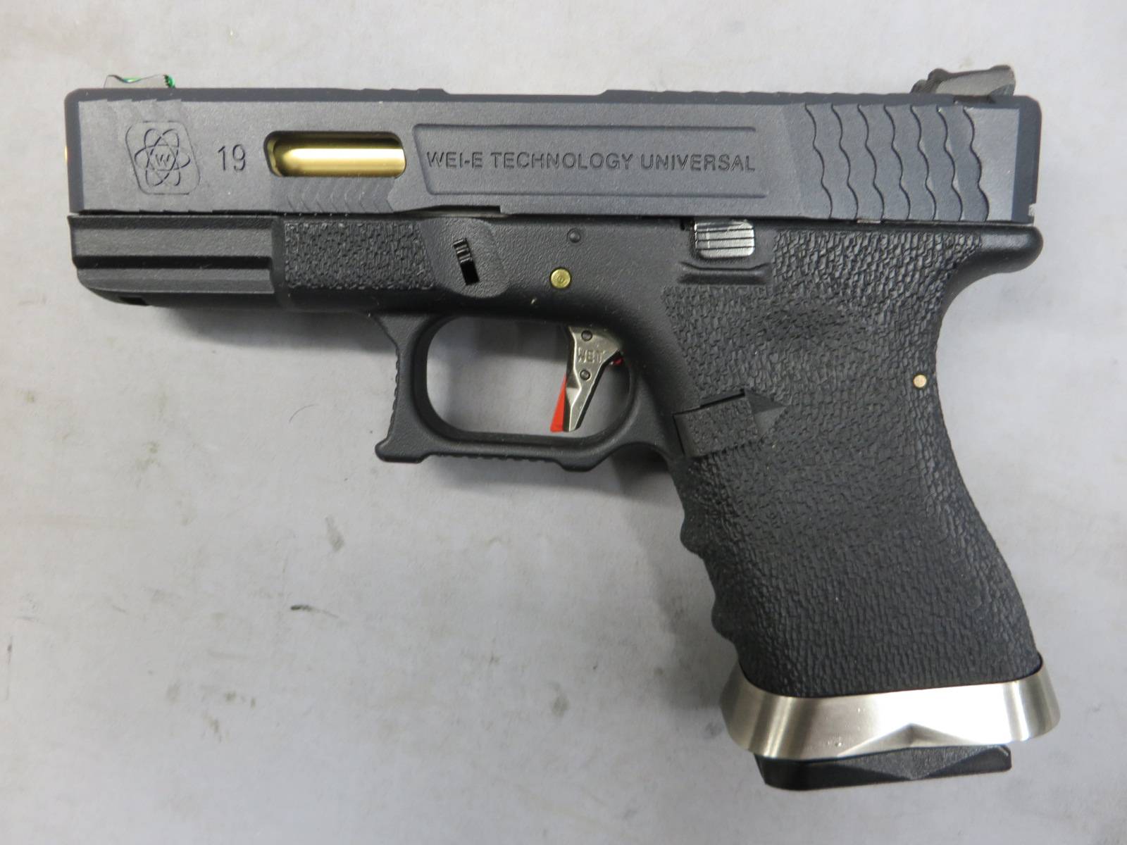 【WE】G19 T1 BK/GO/BK メタルスライド　G19 Glock19