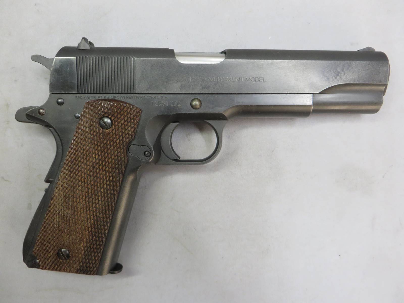 【MGC】 コルト ガバメント MK4シリーズ70 SRH (スーパーリアルHW）・木製グリップ モデルガン