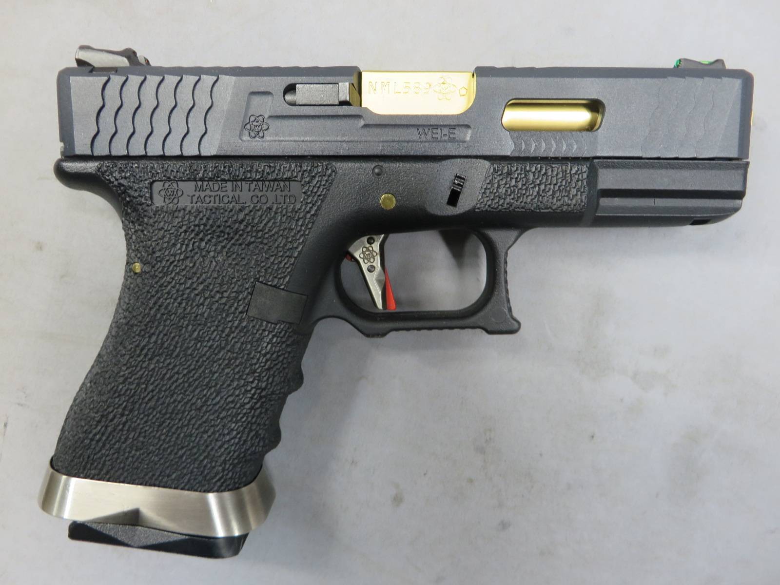 【WE】G19 T1 BK/GO/BK メタルスライド　G19 Glock19