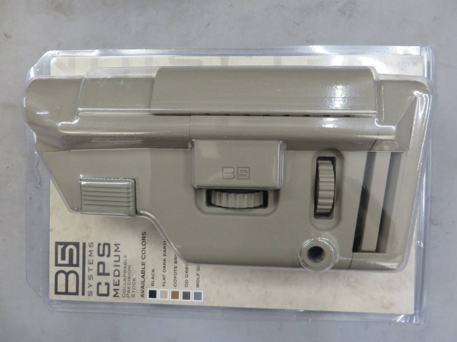 【B5 SYSTEMS】CPS （Collapsible Precision STOCK）MEDIUM FDE