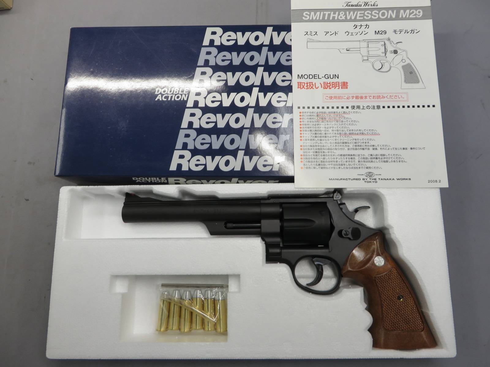 【タナカ】S&W　M29 6.5in カウンターボアード HW ダーティハリー モデルガン