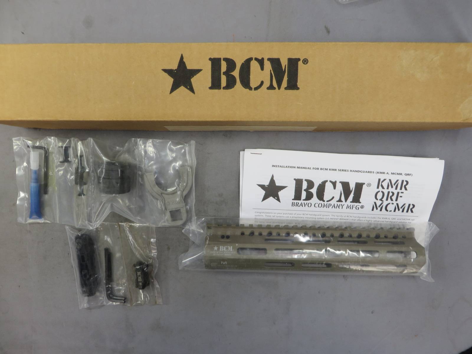 【BCM】MCMR-9 M-LOK FDE ハンドガード（実物）