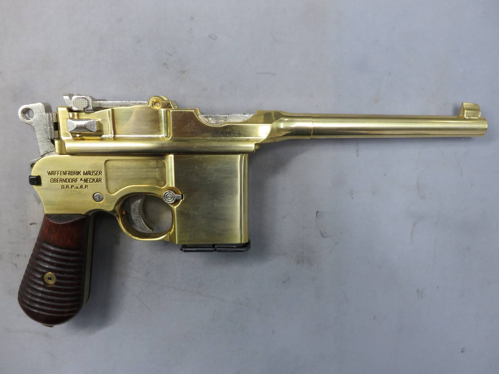 【マルシン】モーゼルM712 ノーマル刻印 木製グリップ  金属モデルガン