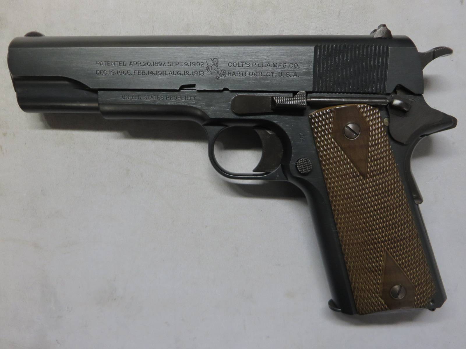 【ウエスタンアームズ】コルトM1911 ブラックアーミー・Coltロゴ入り木箱付