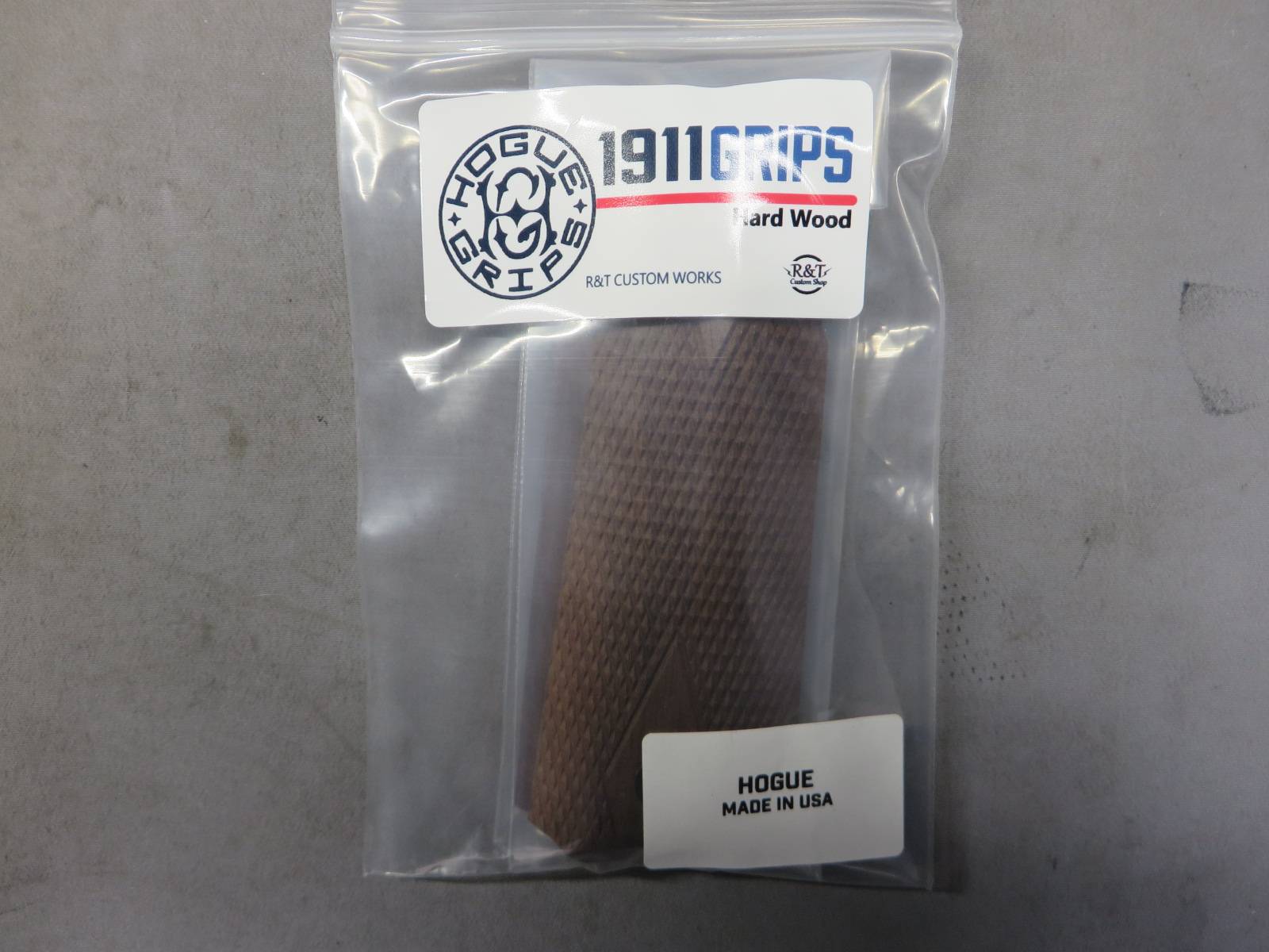 【HOGUE】1911 ダイヤモンドチェッカー Hardwood  グリップ