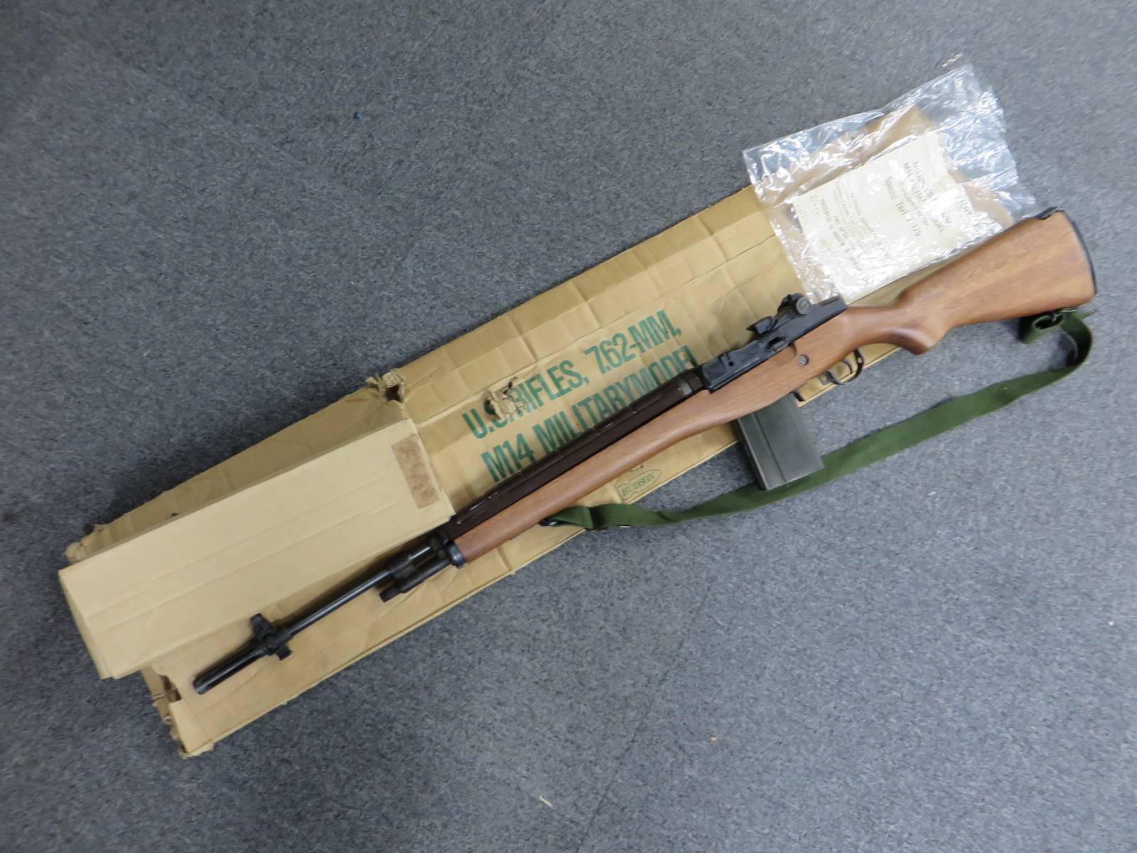 【ハドソン】U.S.ライフル M14 ミリタリー　SMG・モデルガン