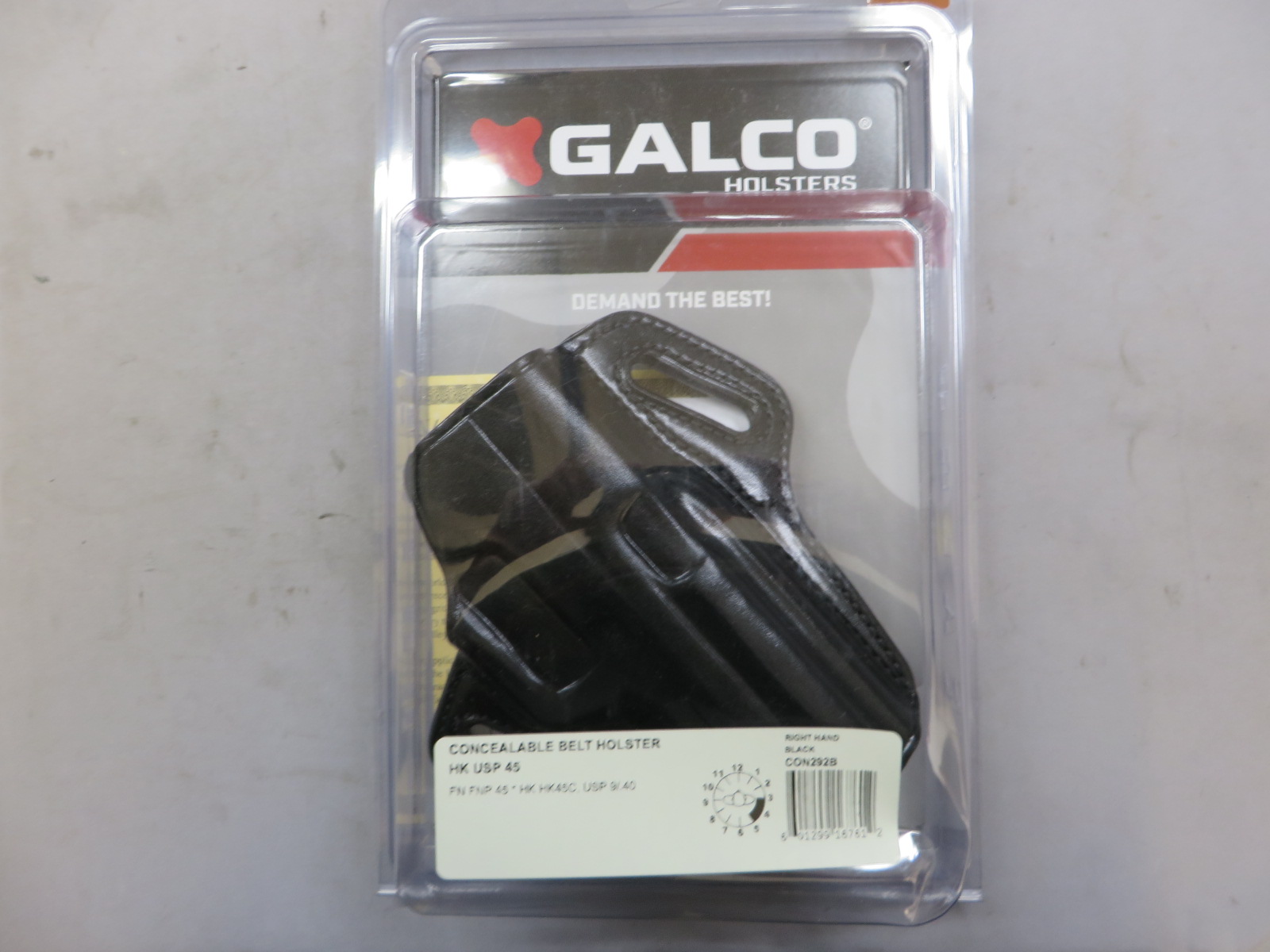 【GALCO】HK USP.45 HK45C・CONCEALABLE ホルスター ブラック