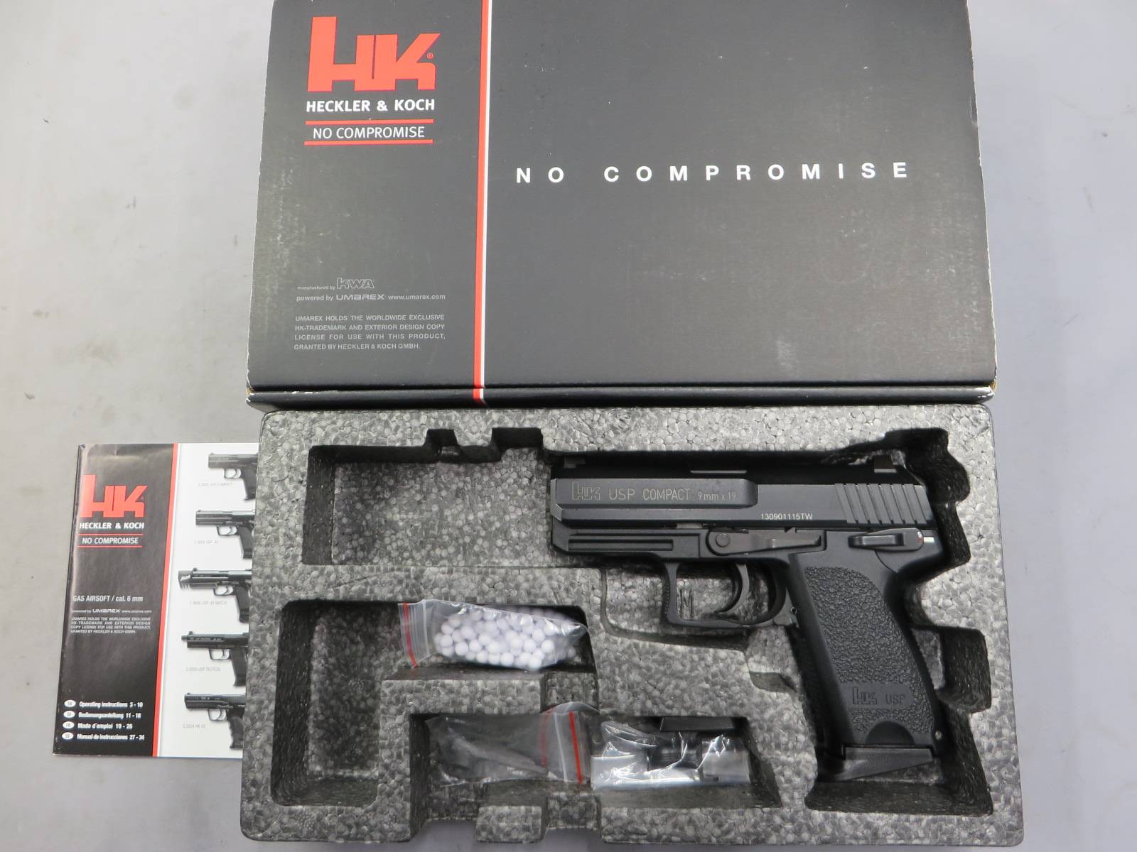 【KWA】H&K USPコンパクト メタルスライド