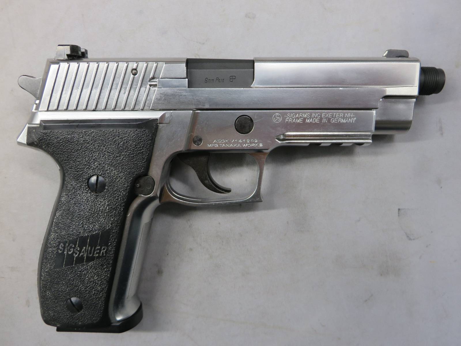 【タナカ】SIG SAUER P226レイルドフレイム ステンレス