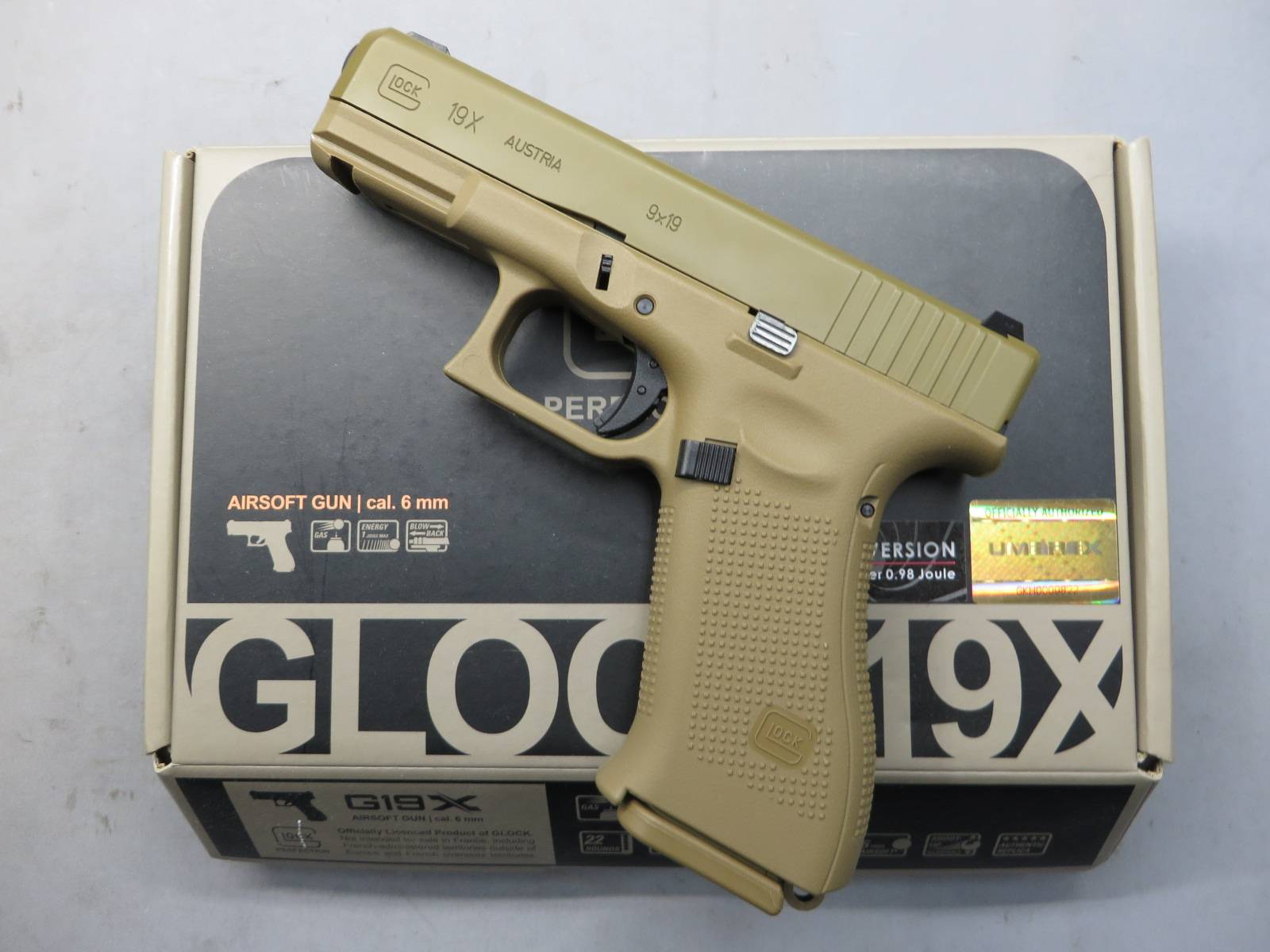 【UMAREX】グロック19X ・メタルスライド G19X Glock19X
