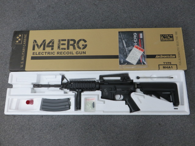 【KSC】M4A1 ERG / 実物KAC RAS 官給品・実物KAC フォアグリップ