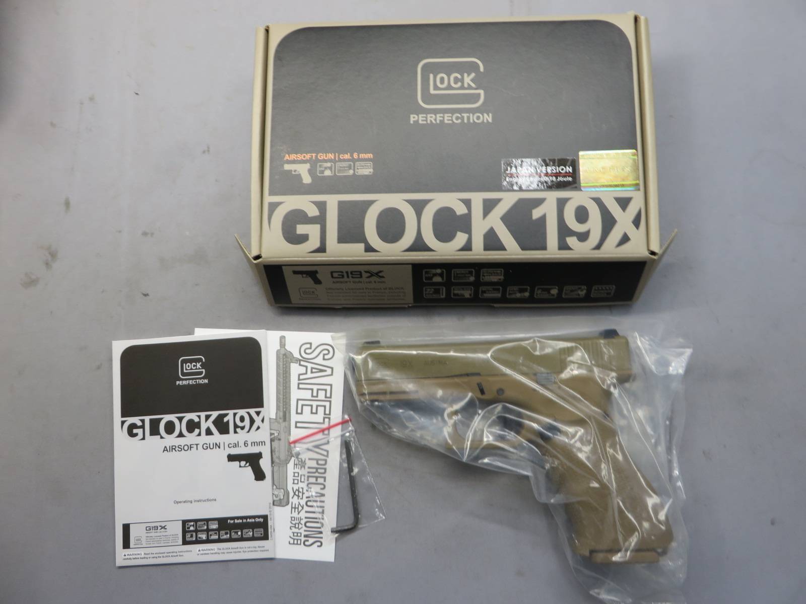 【UMAREX】グロック19X ・メタルスライド G19X Glock19X