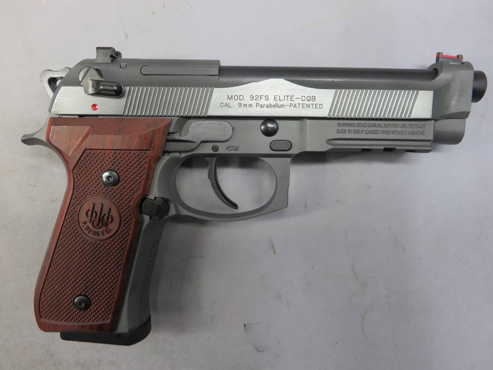 【ウエスタンアームズ】ベレッタM92FS ブリガディア エリート ウッドグリップ