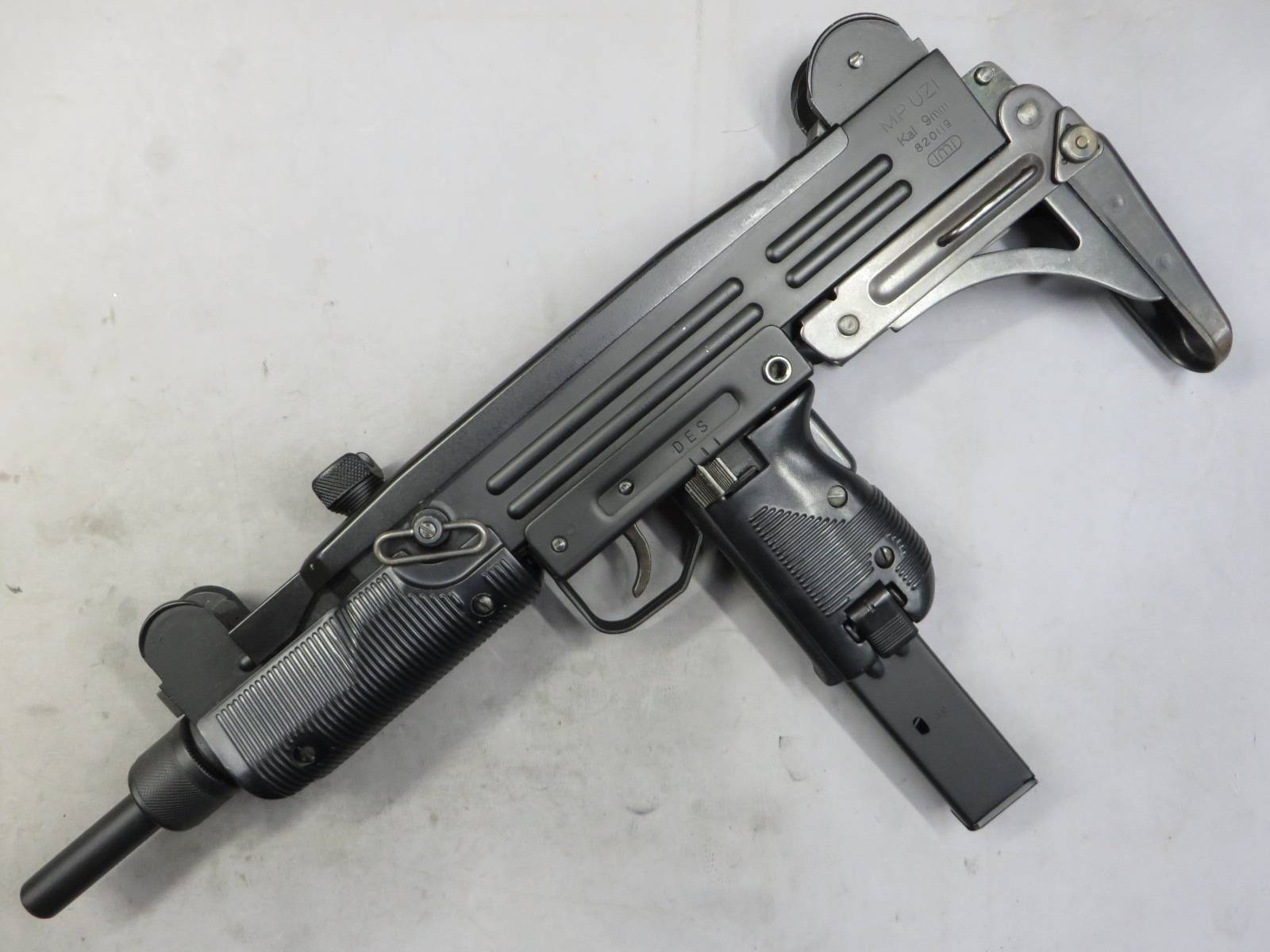 【マルシン】UZI SMG メタルストック PULG FIREカートリッジ SMG・金属モデルガン
