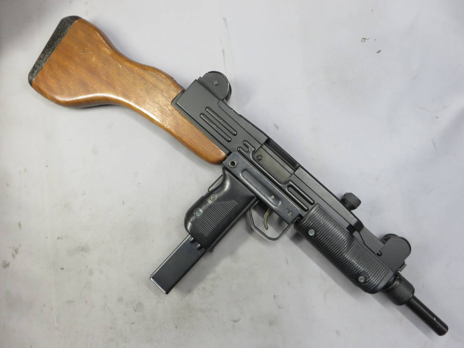 【マルシン】UZI SMG ウッドストック PULG FIREカートリッジ SMG・金属モデルガン