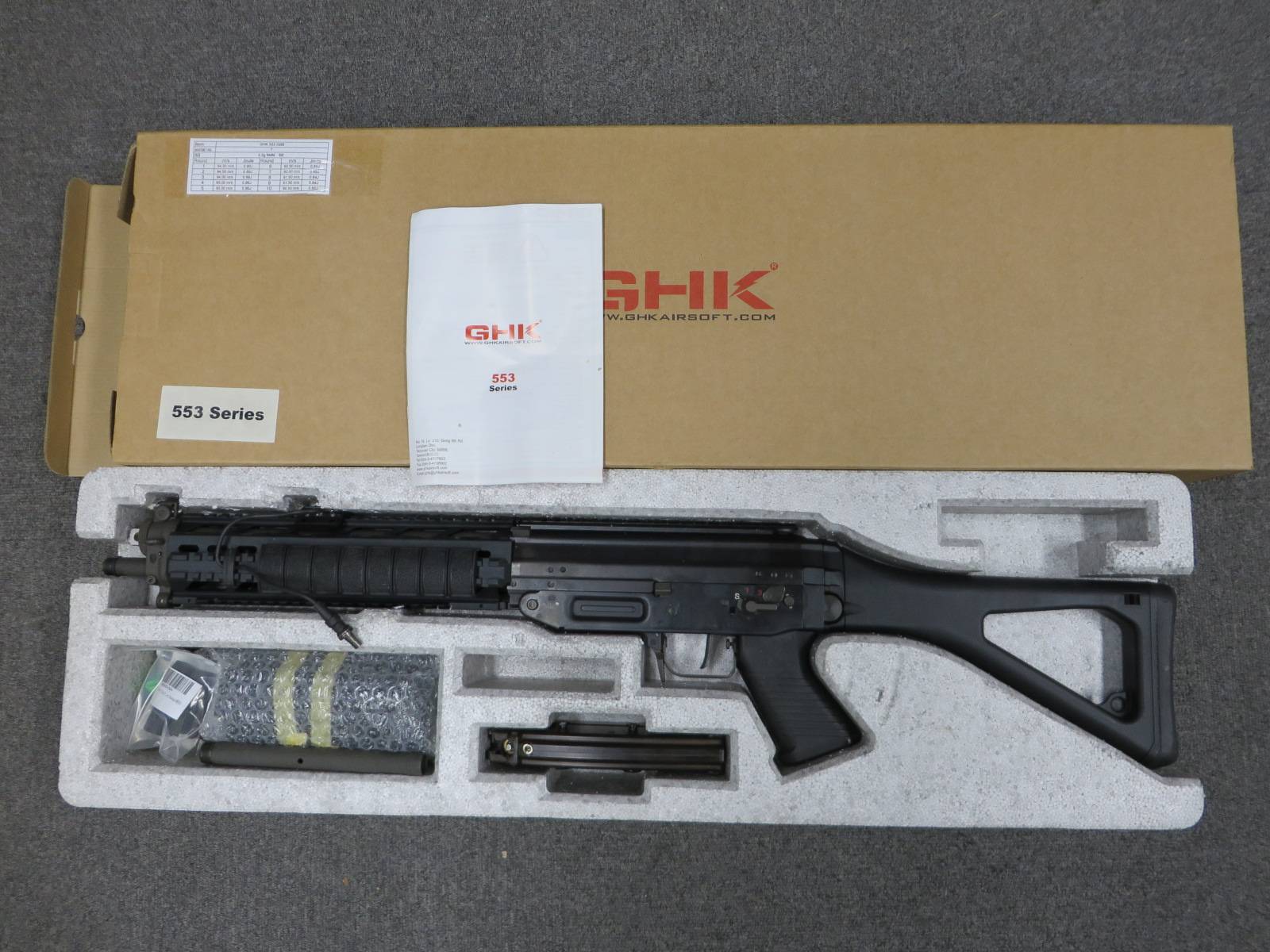 【GHK】SIG SG553・SG551ハンドガード組込