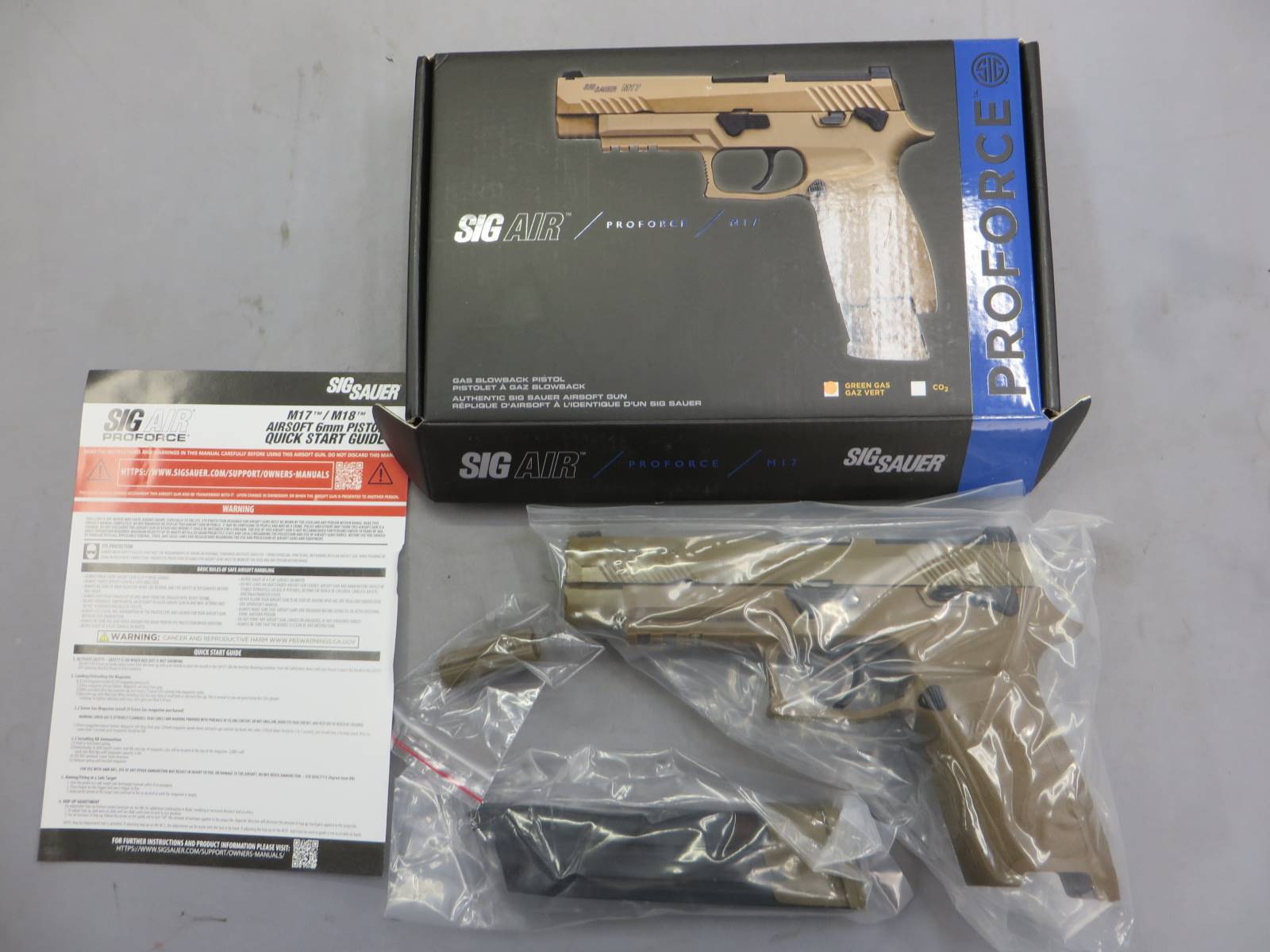 【SIG AIR・VFC】P320-M17 PROFORCE メタルスライド・ SIG SAUER アメリカ陸軍最新型制式採用拳銃