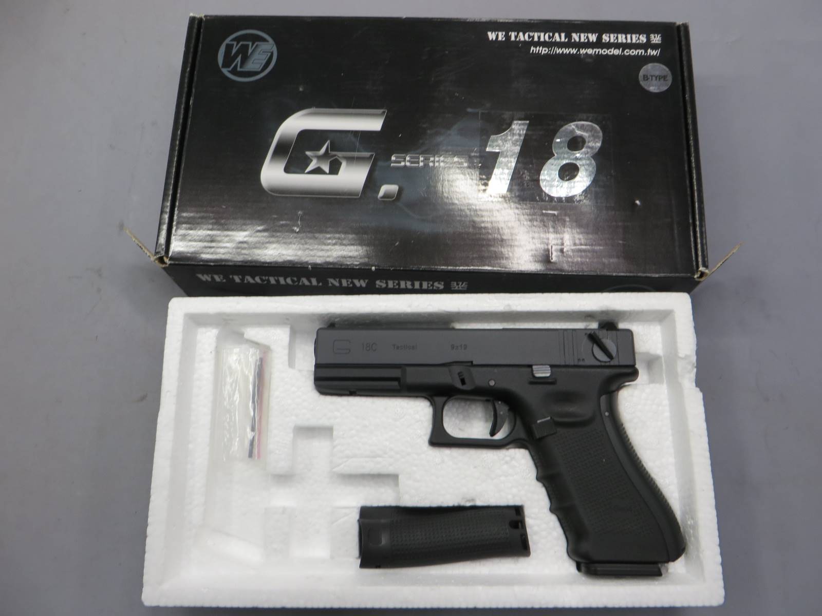 【WE】グロック18C Gen.4 刻印入り メタルスライド　G18C・Glock18C