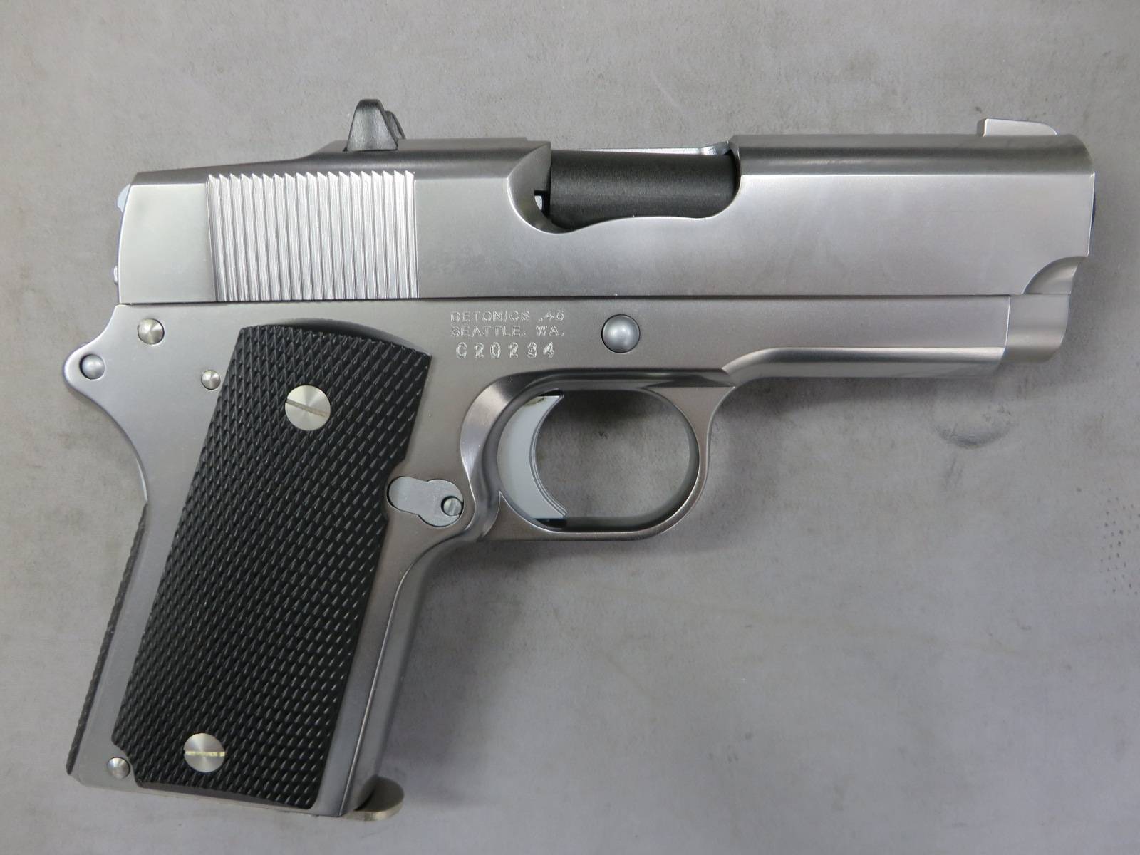 【CAW】 デトニクス シルバー ステンレスシルバーモデル モデルガン