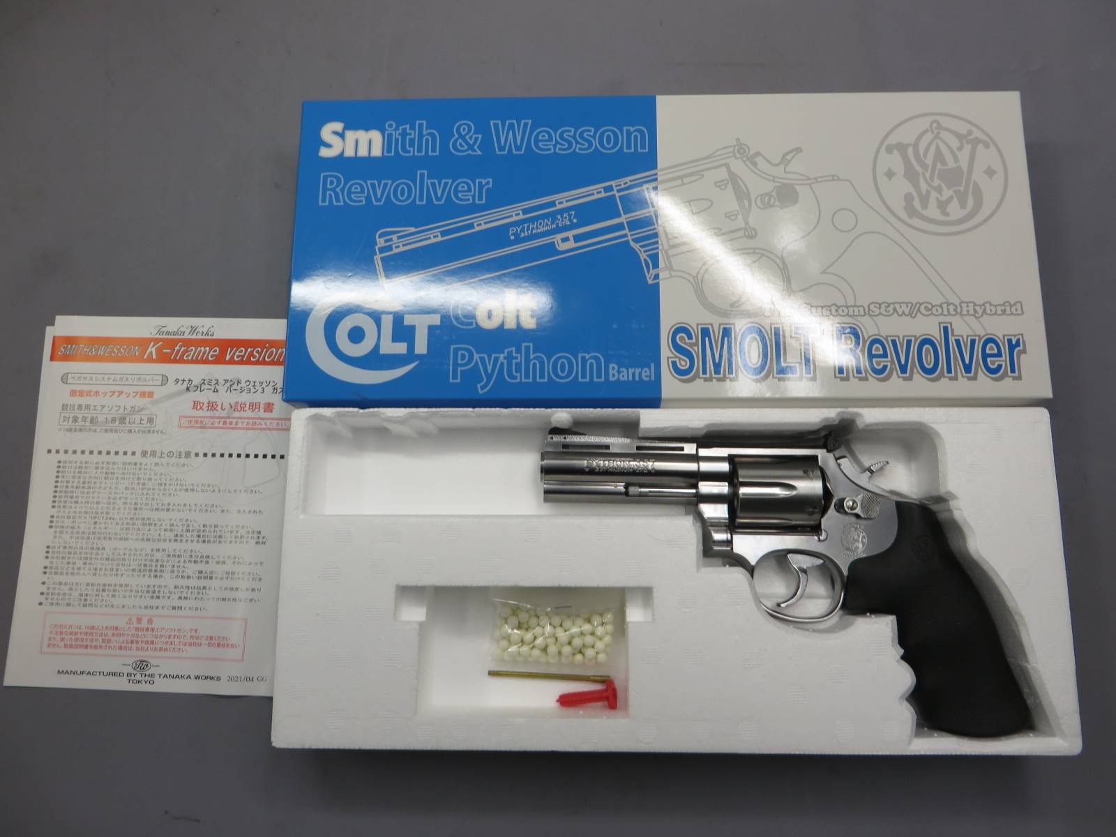 【タナカ】SMOLT Revolver 4in ステンレス Ver.3
