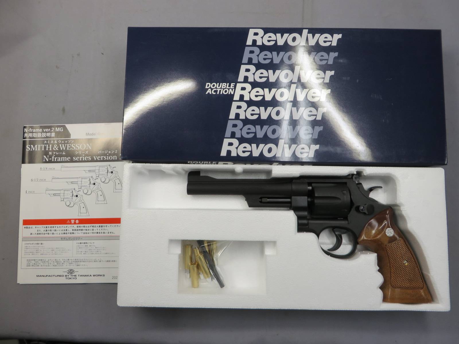 【タナカ】S&W M27 “The .357 Magnum” 6 in HW モデルガン