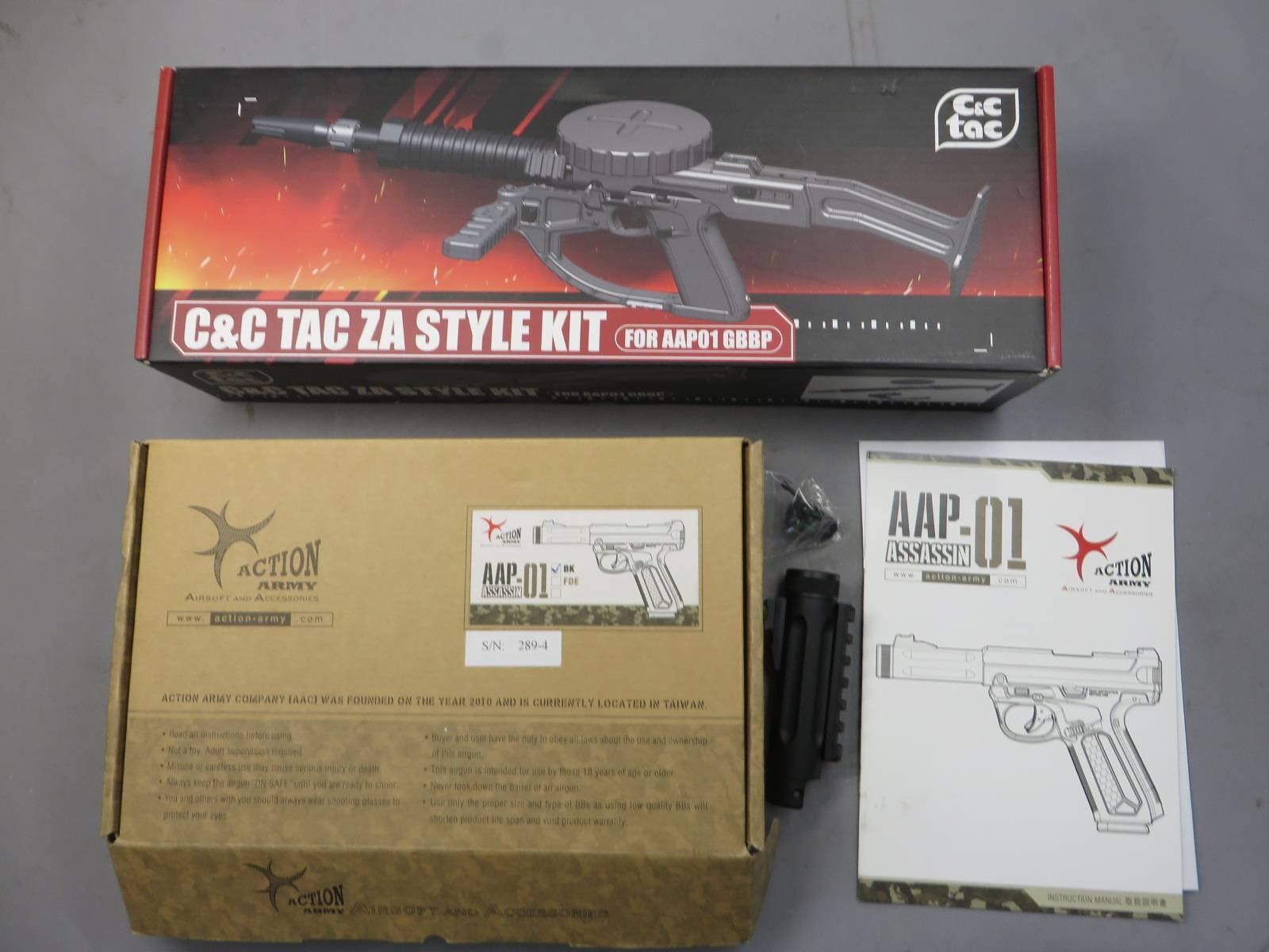【ActionArmy】AAP-01 ASSASSIN ・C&C TAC ZA Style KIT 組込