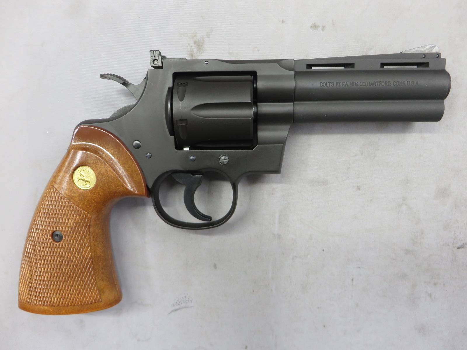 【タナカ】コルトパイソン.357mag 4in R-model HW モデルガン