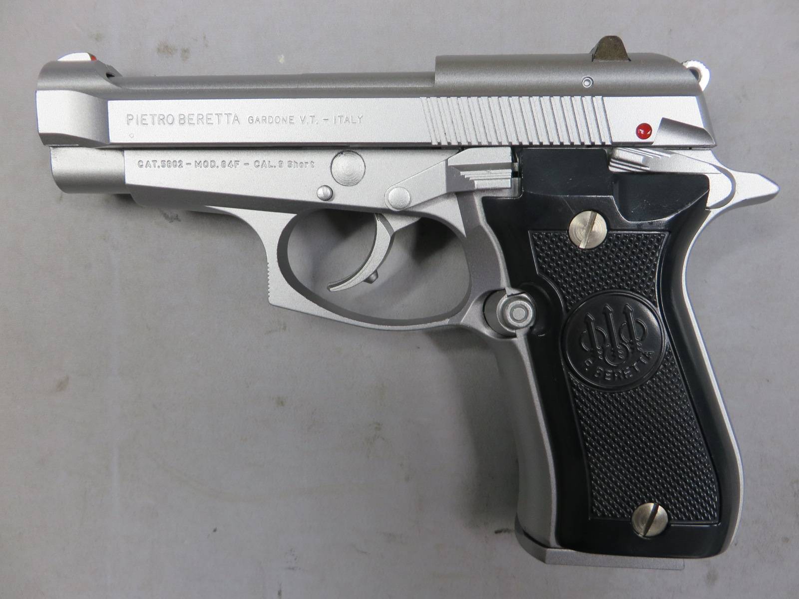 【ウエスタンアームズ】ベレッタM84FS オールシルバー HW