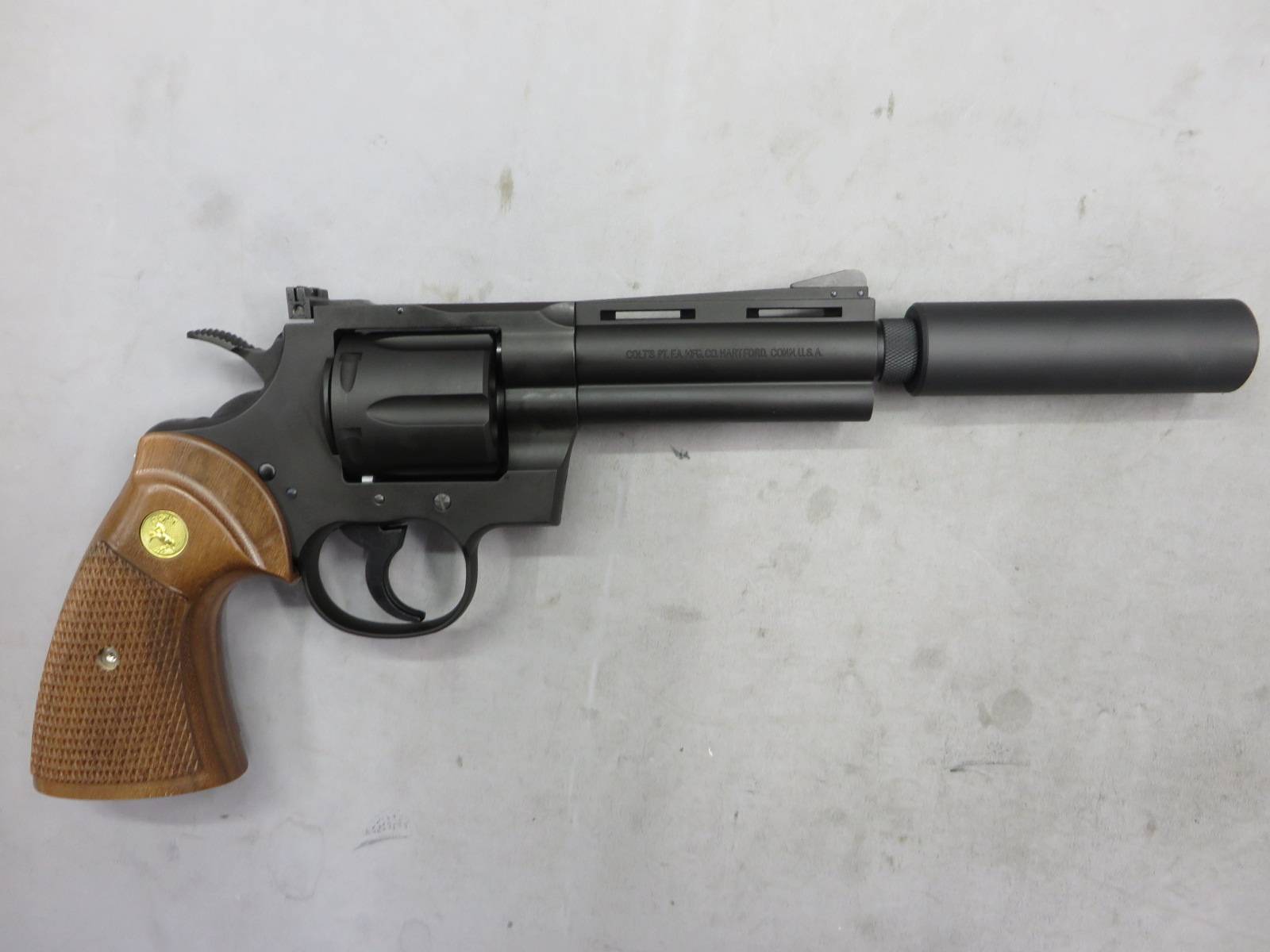 【タナカ】コルトパイソン Ryo Saeba モデル DX モデルガン +Weight ウォールナットグリップ  シティハンター公式コラボレーション