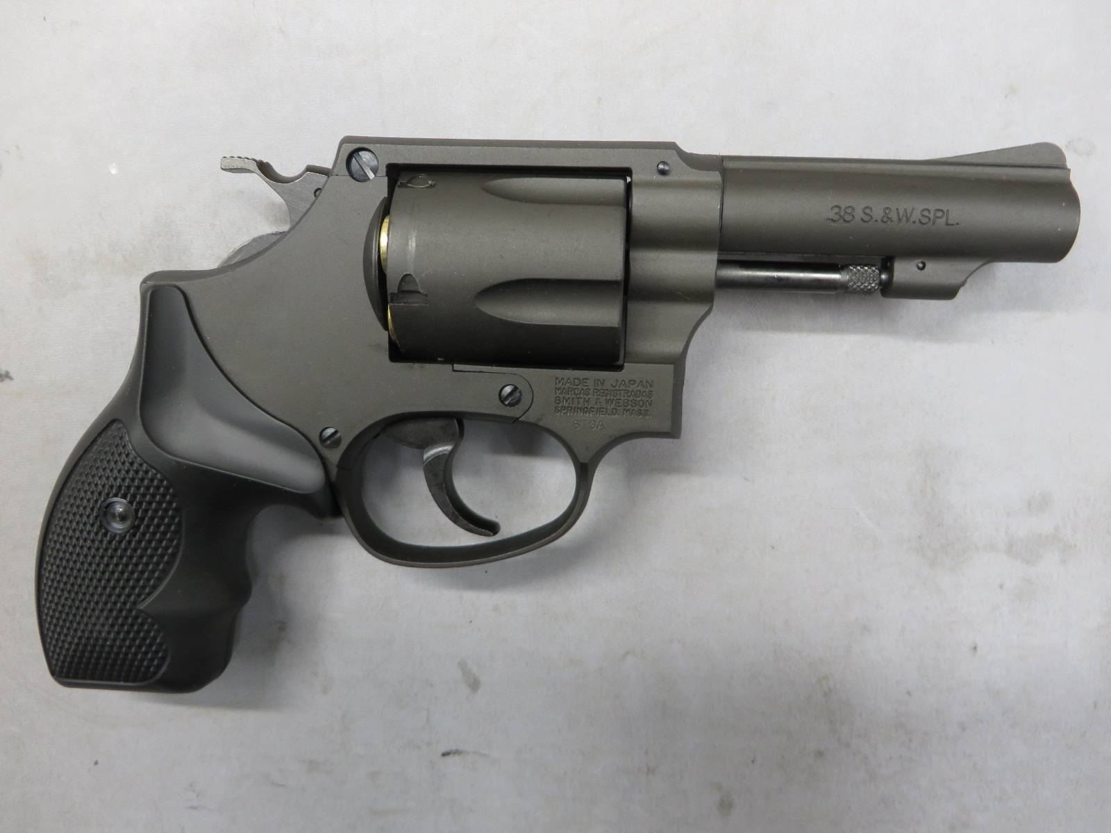 【マルシン】S&W M36 チーフスペシャル 3in HW  6ｍｍBB Xカート