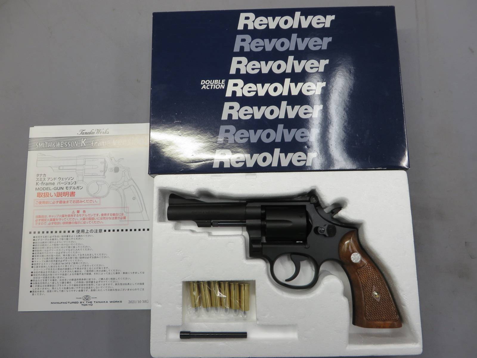 【タナカ】S&W M15 コンバットマスターピース 4in HW Ver.3 モデルガン