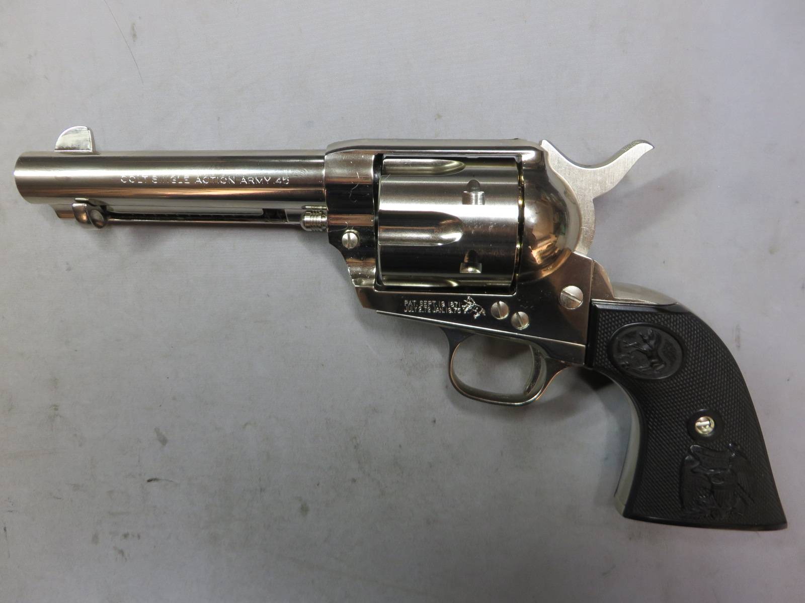 【タナカ】コルトSAA.45 2nd Gen 4 3/4 シビリアン  ニッケルフィニッシュ ペガサス2
