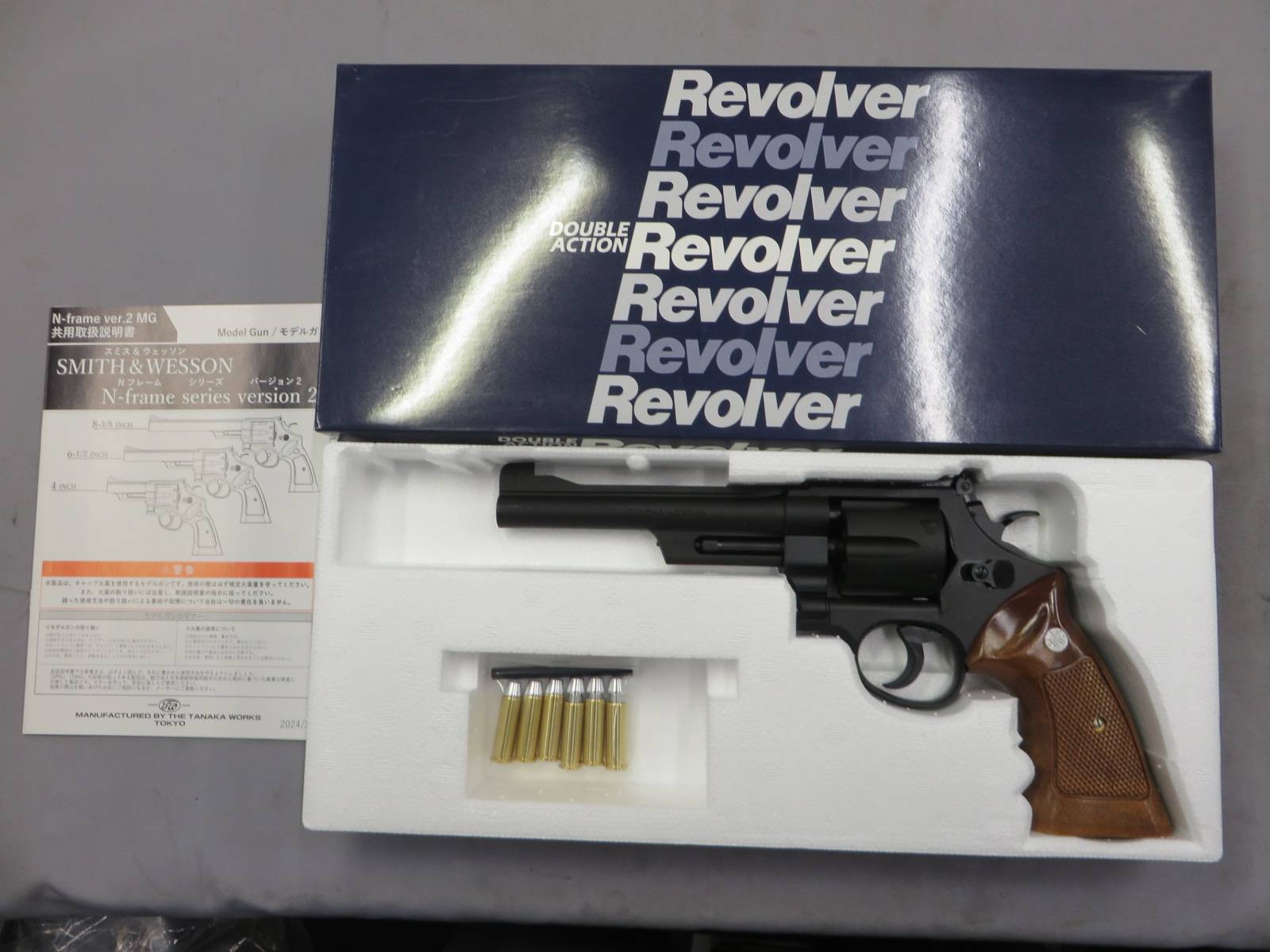 【タナカ】S&W M27 “The .357 Magnum” 6 in HW モデルガン