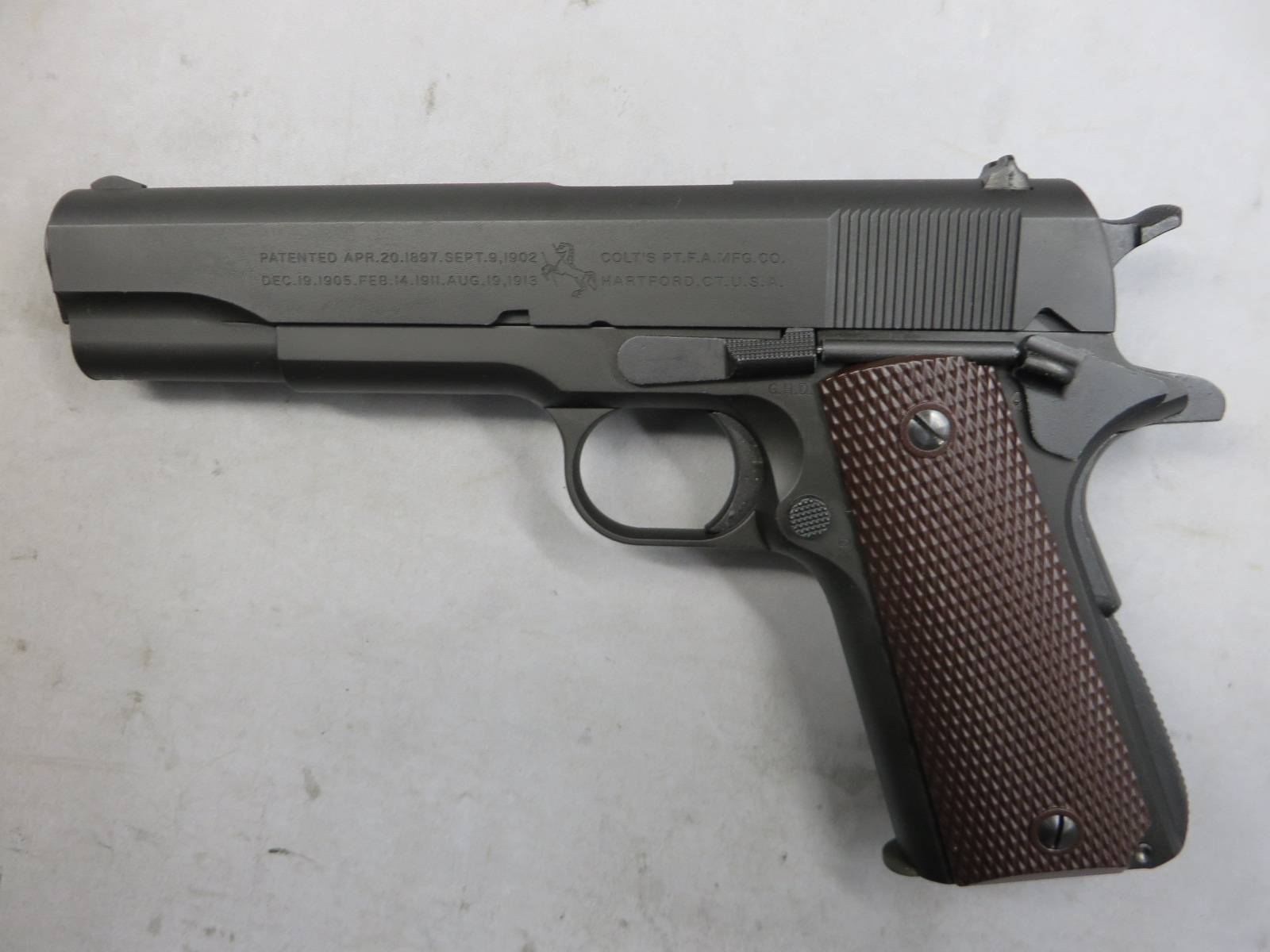 【CAW】 U.S.Army M1911A1 ミリタリーモデル of 1943 HW モデルガン