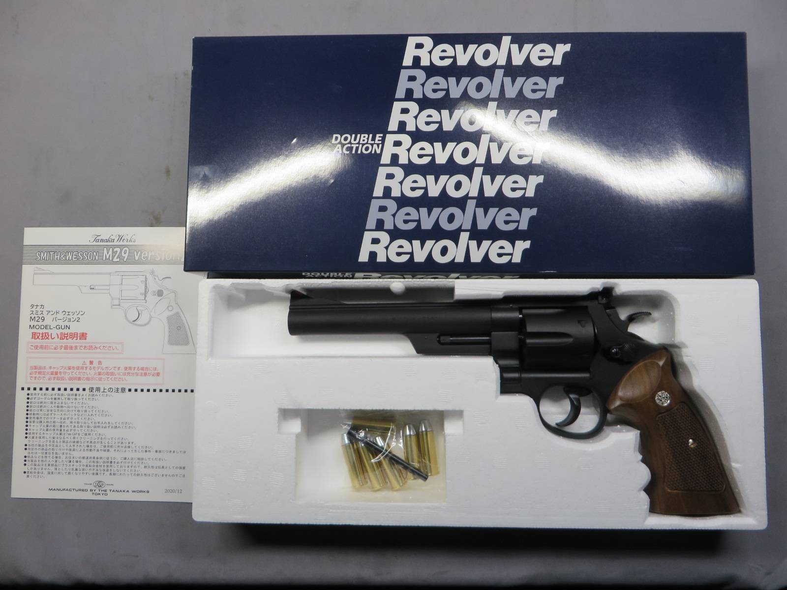 【タナカ】S&W M29 6.5in カウンターボアード HW ダーティハリー +Weight ウォールナット グリップモデルガン