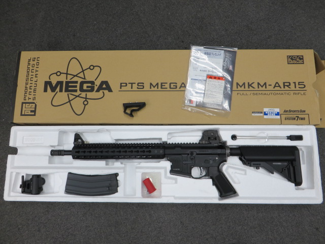【KSC】PTS MEGA ARMS MKM-AR15 / ダットサイト・フォアグリップ