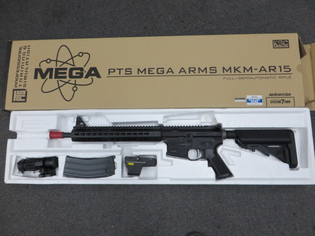 【KSC】PTS MEGA ARMS MKM-AR15 / ホロサイト・マグニファイア
