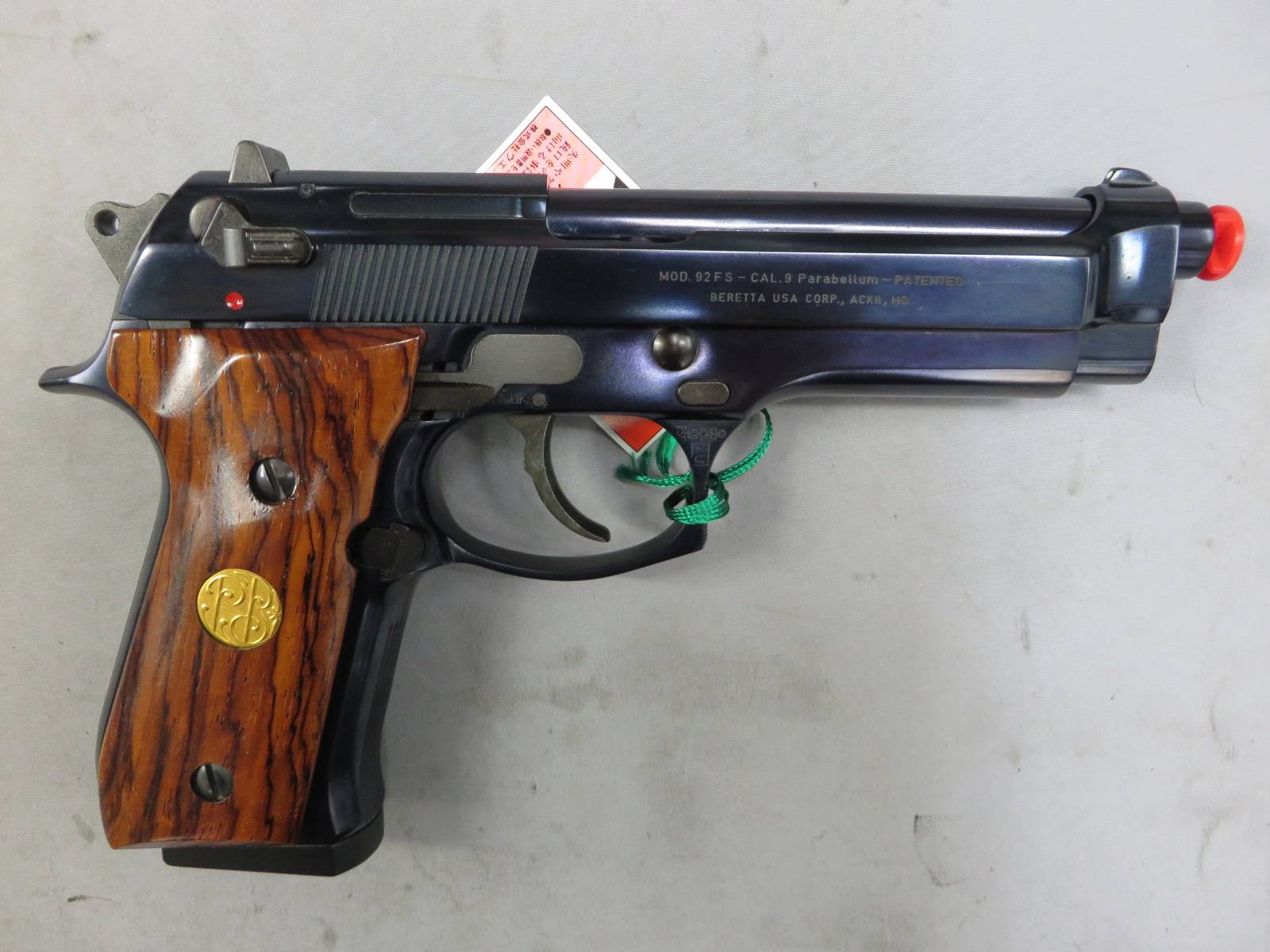 【ウエスタンアームズ】ベレッタM92FS ブルースチールカスタム
