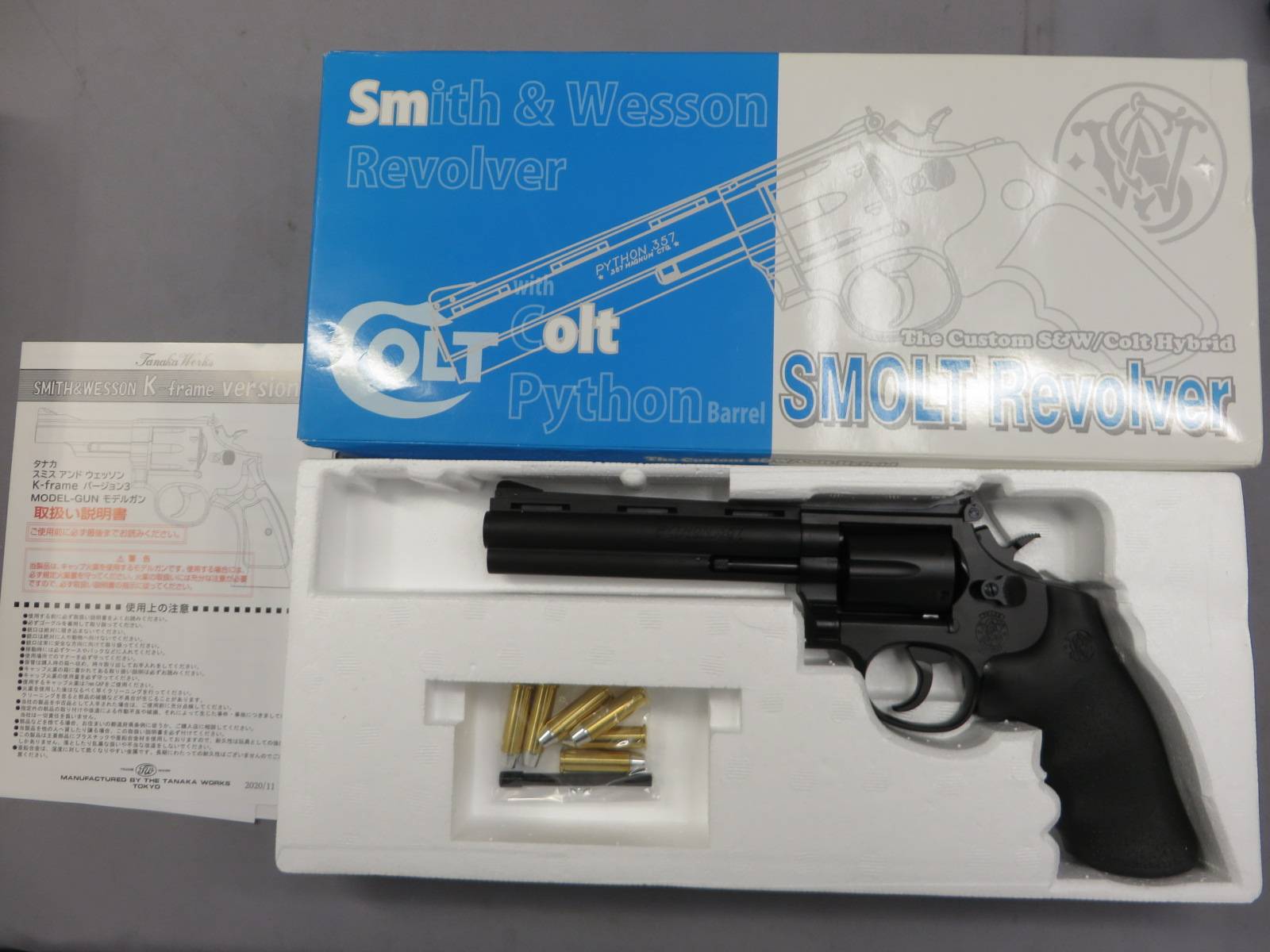 【タナカ】SMOLT リボルバー 6in HW Ver.3 モデルガン