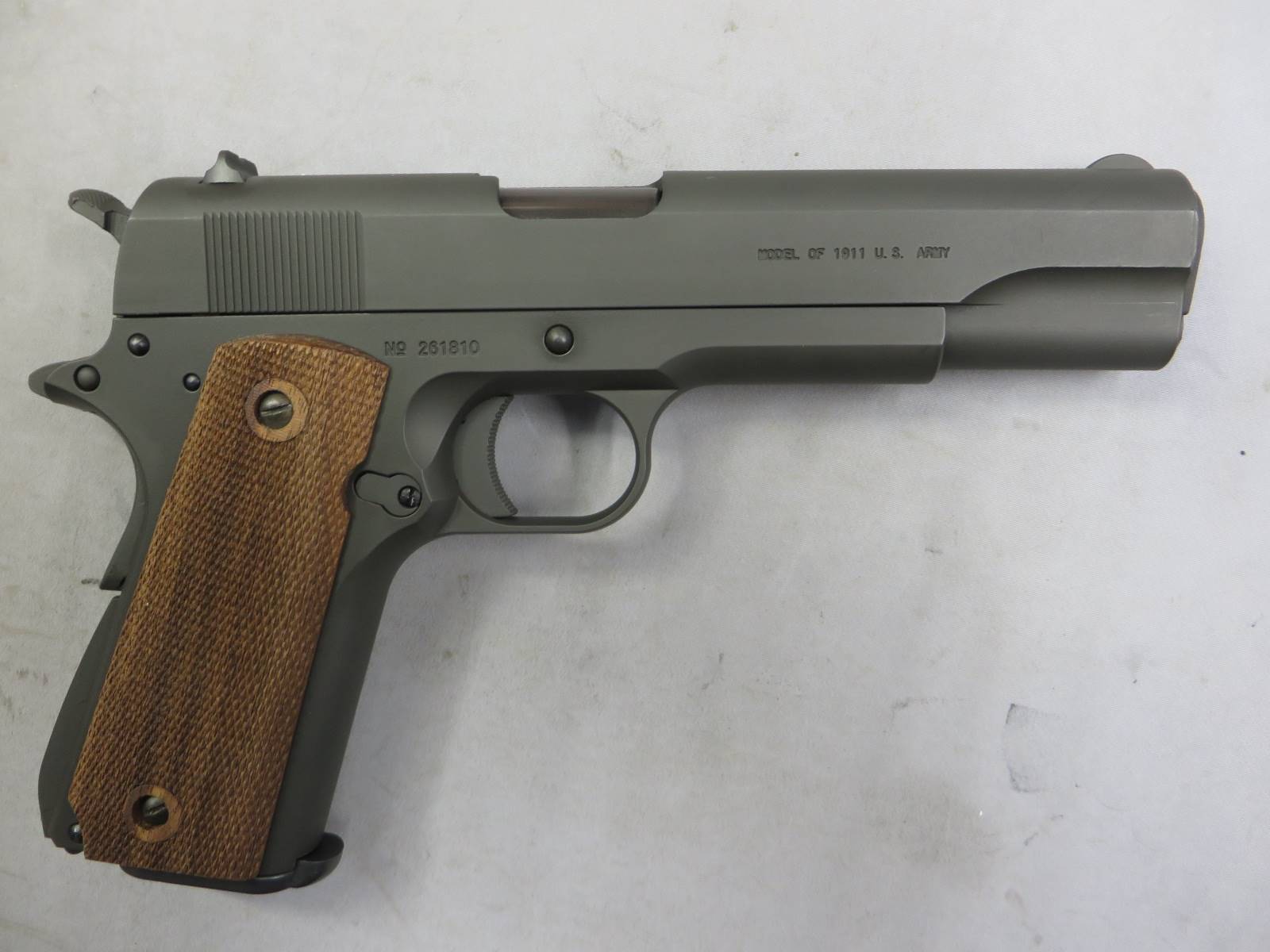 【BATON Airsoft】M1911A1 CO2 GBB　リミテッド　セラコート　リアルウッド