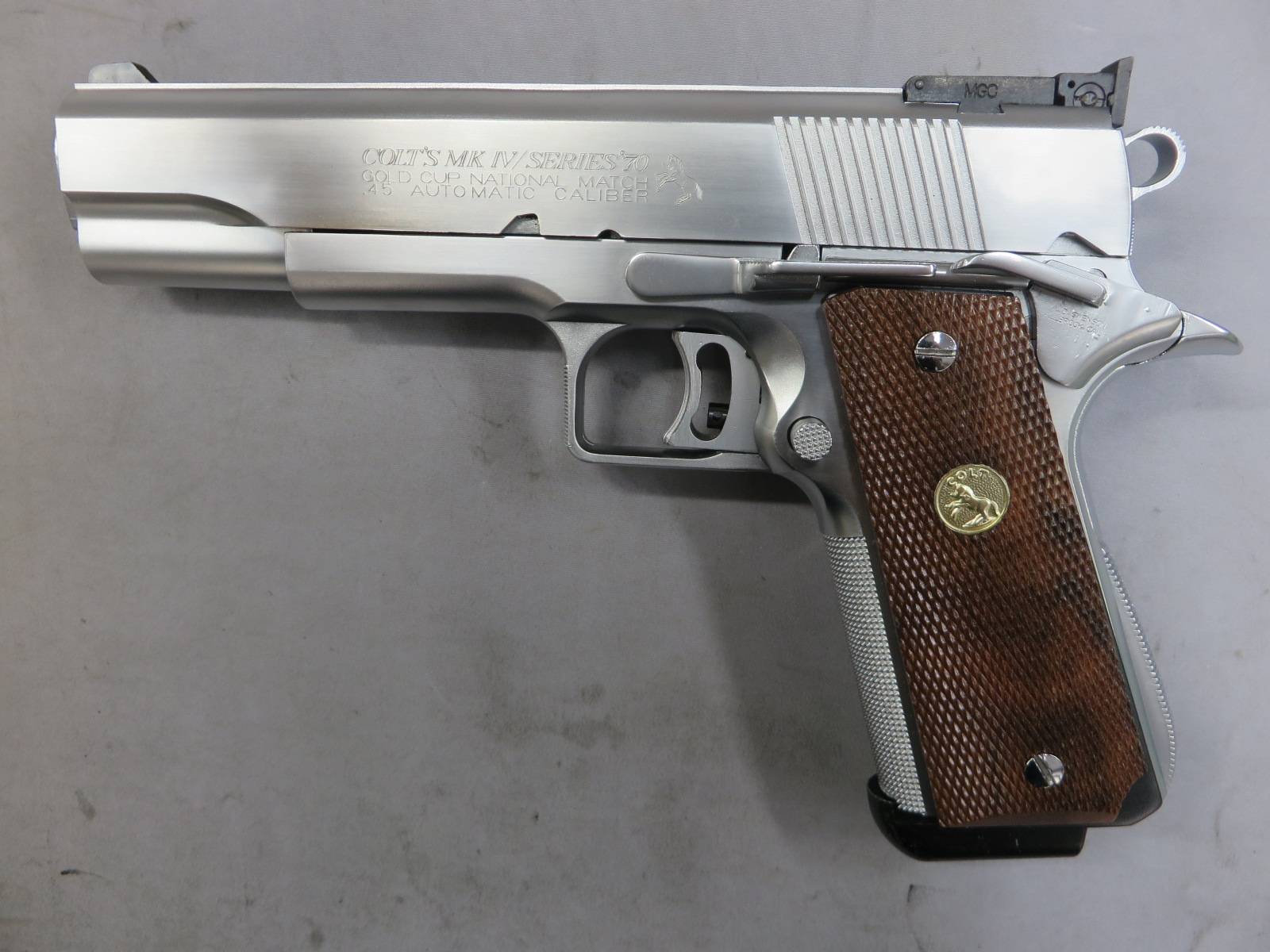 【MGC】ホーグ ゴールドカップ ナショナルマッチ 5in オールシルバー モデルガン