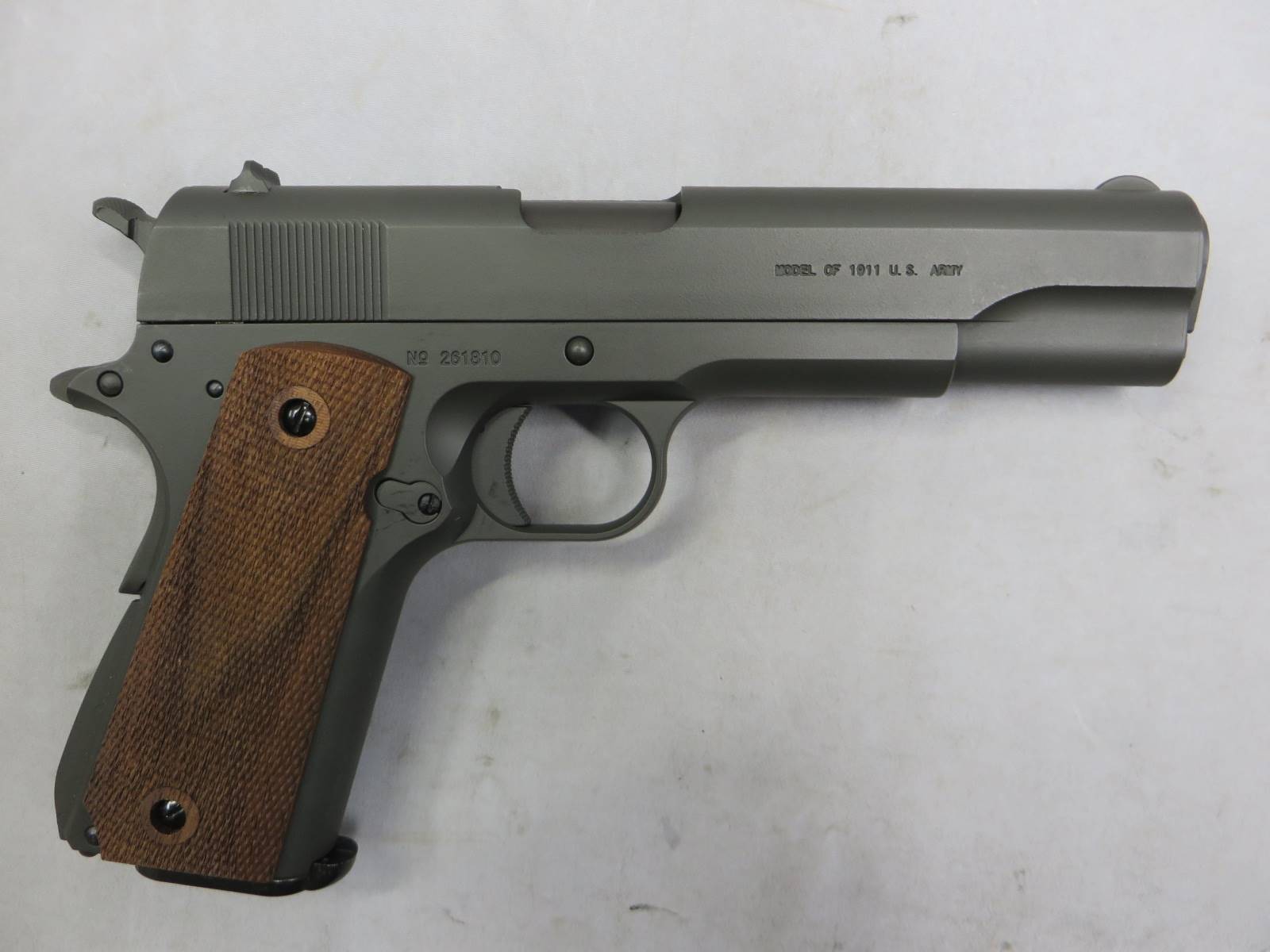 【BATON Airsoft】M1911A1 CO2 GBB　リミテッド　セラコート　リアルウッド