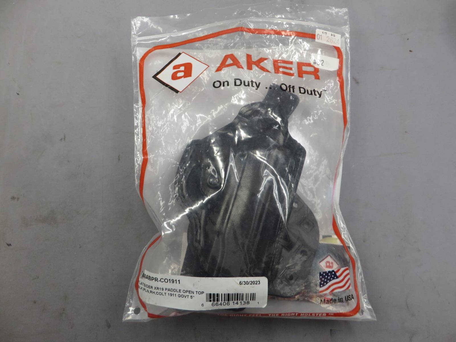 【AKER】1911  革製 パドルホルスター・H268ABPR-CO1911