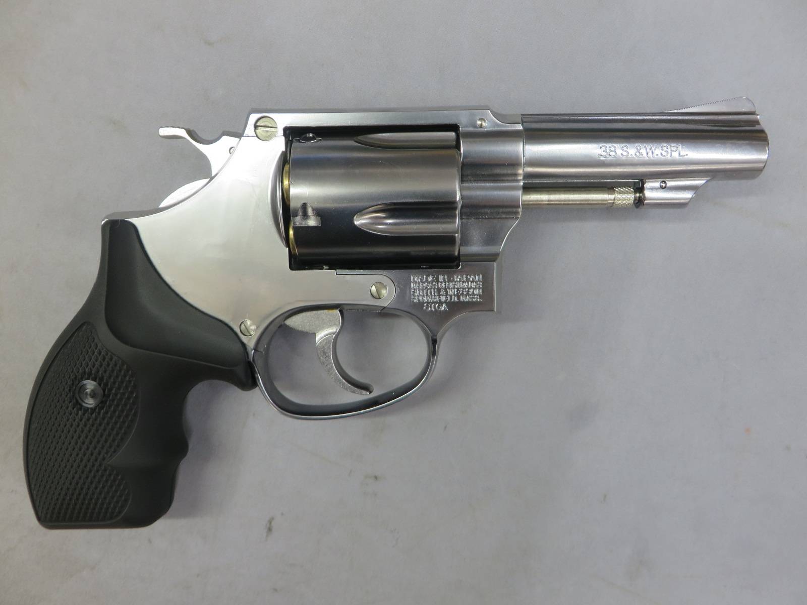 【マルシン】S&W M60 3in チーフスぺシャル プラグリップ カッパーヘッド Xカートリッジ 10発付き