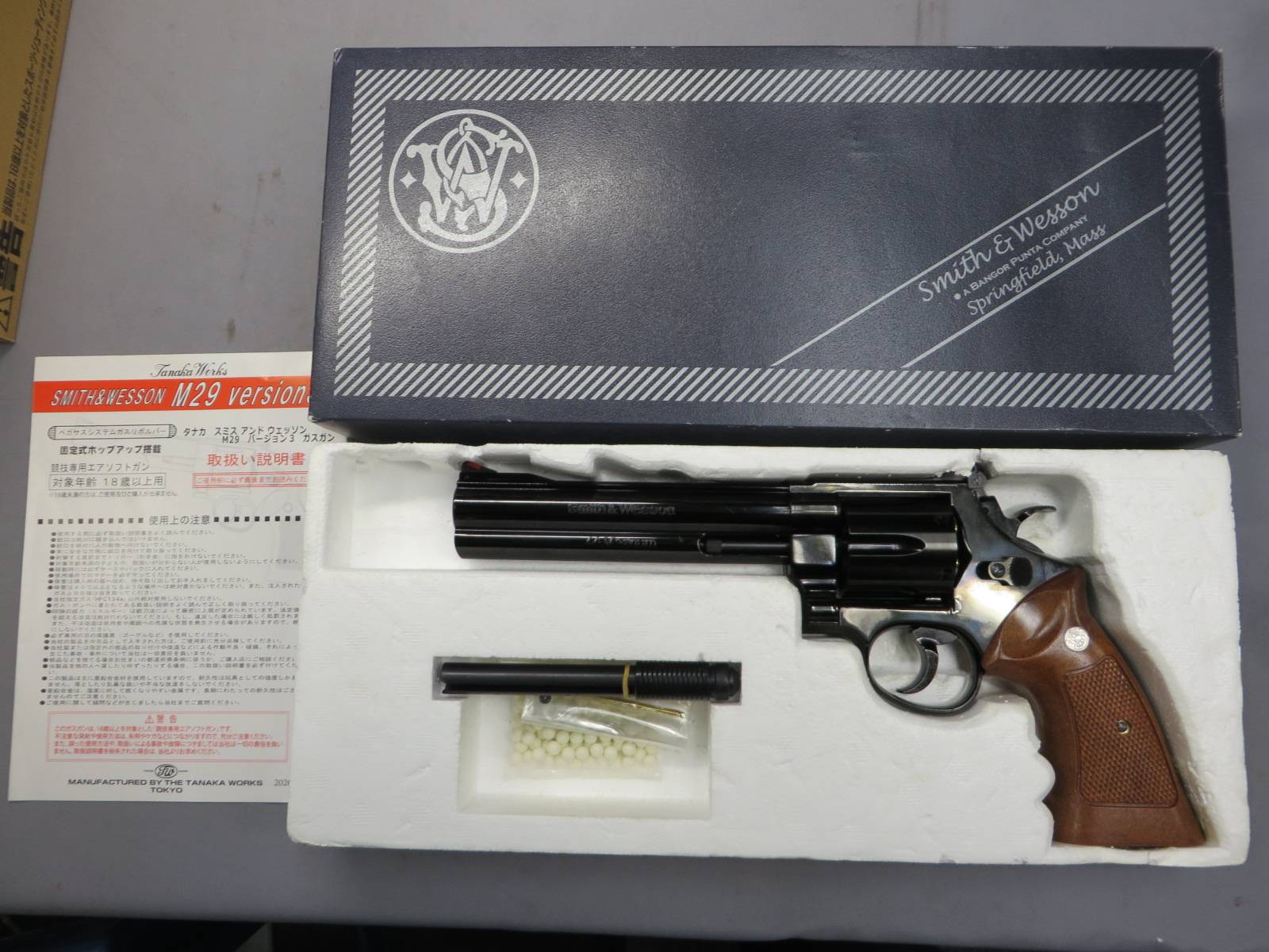 【タナカ】S&W M29 クラシック 6in スチールフィニッシュ Ver.3