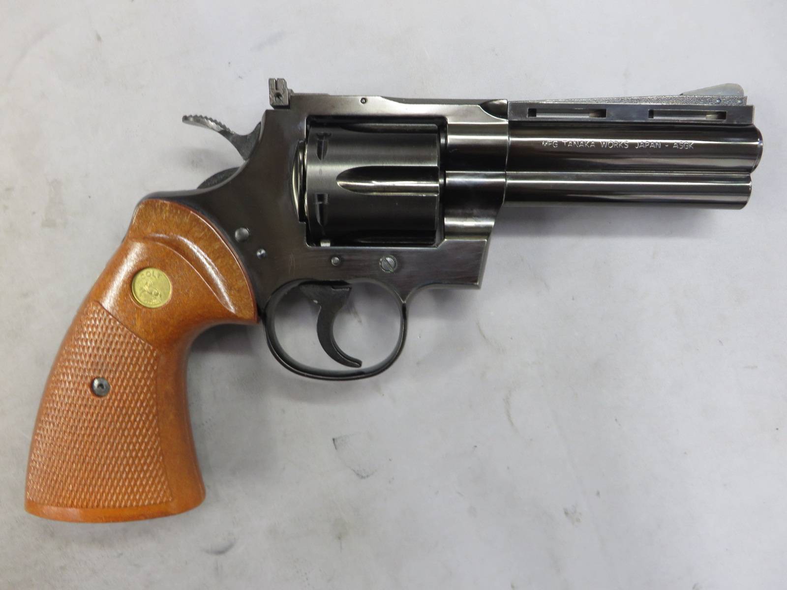 【タナカ】コルトパイソン.357mag 4インチ スチールフィニッシュ